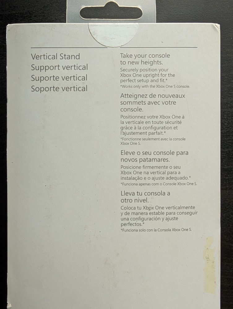 Xbox One S Vertical Stand Microsoft Black - Open Box