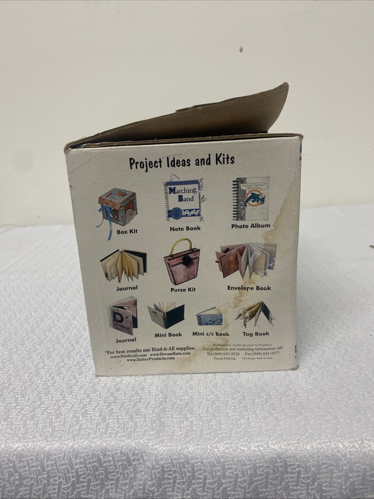 Zutter Bind It All Comb Binder Punch Blue Model 2648