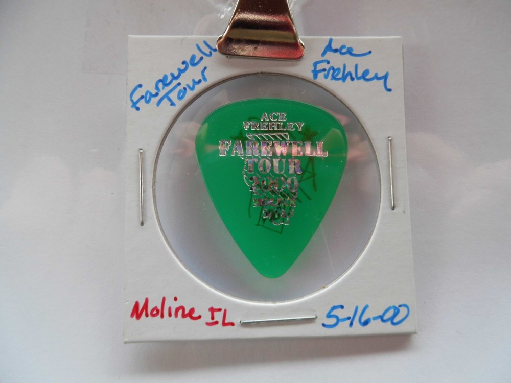 KISS ACE FREHLEY 5/16/00 GUITAR PICK~READ DESCRIPTION #5/11