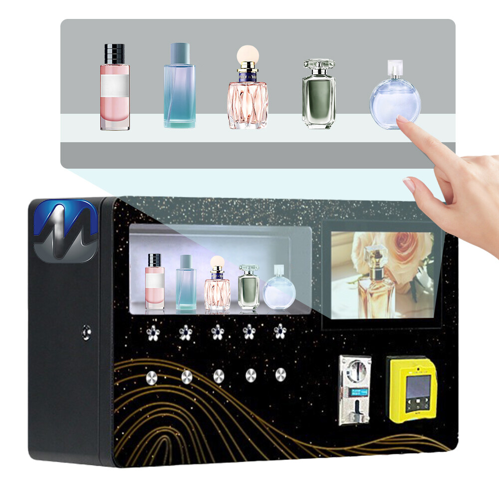 Wall Mounted Smart Operated Perfume Spray Vending Machine With Card Reader
