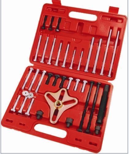 45pc Harmonic Balancer Kit Gear Puller Set Steering Wheel Crankshaft Auto Tools