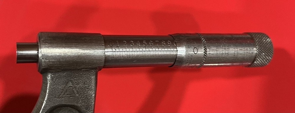 Starrett NO436 Outside Micrometer 1”-2”