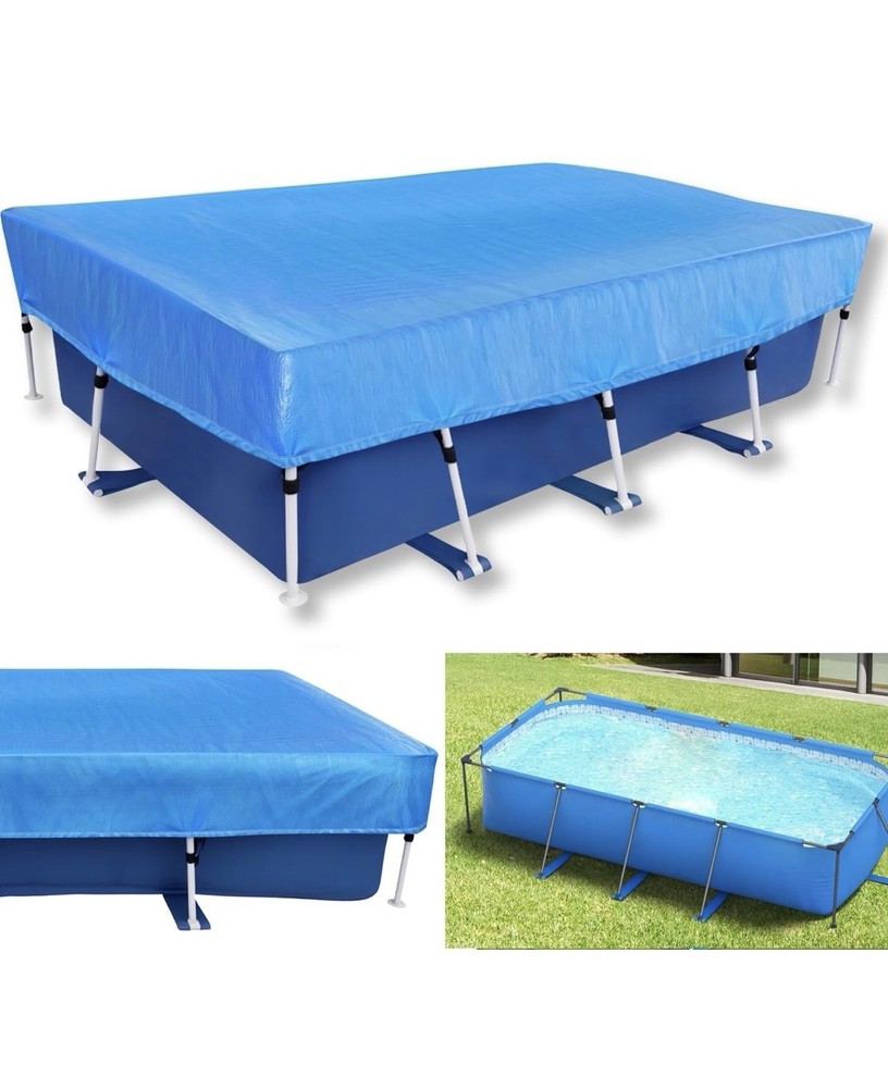 157 X 83 Black Rectangular Pool Cover 13 x 7 ft Rectangle Pool Cover