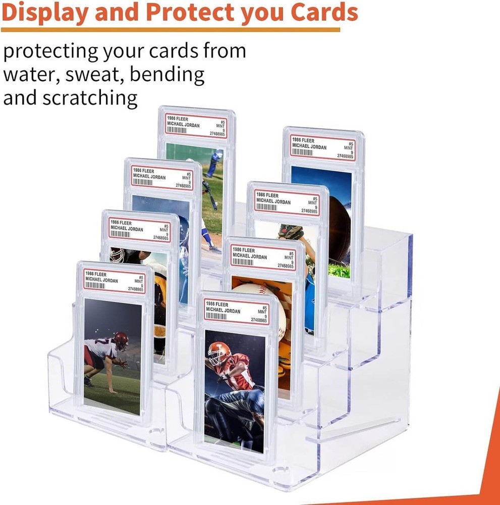 Empty Graded Card Holder PSA Style Slab for Trading Cards/Protector Case 5pk