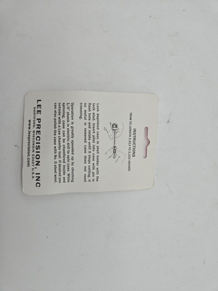 Lee Case Length Gauge & Shell Holder 257 Roberts