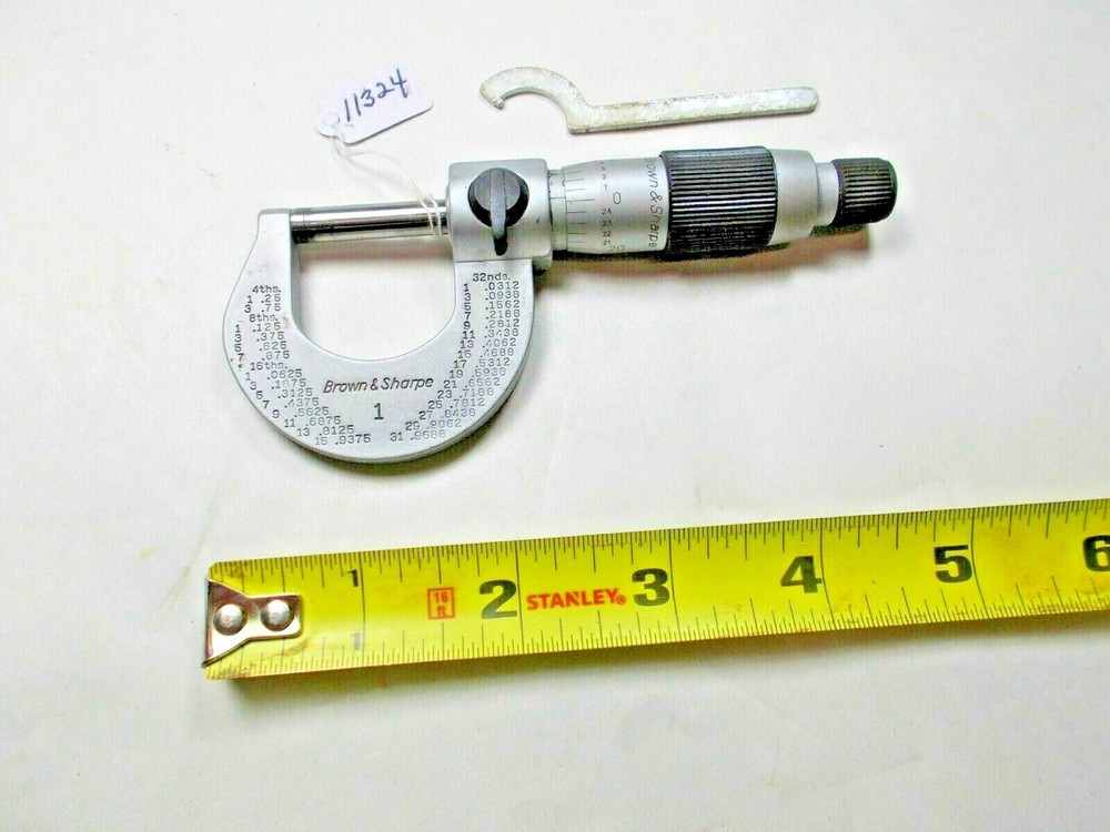 Brown & Sharpe No. 1 Machinist's / Toolmaker's  0 - 1" Micrometer