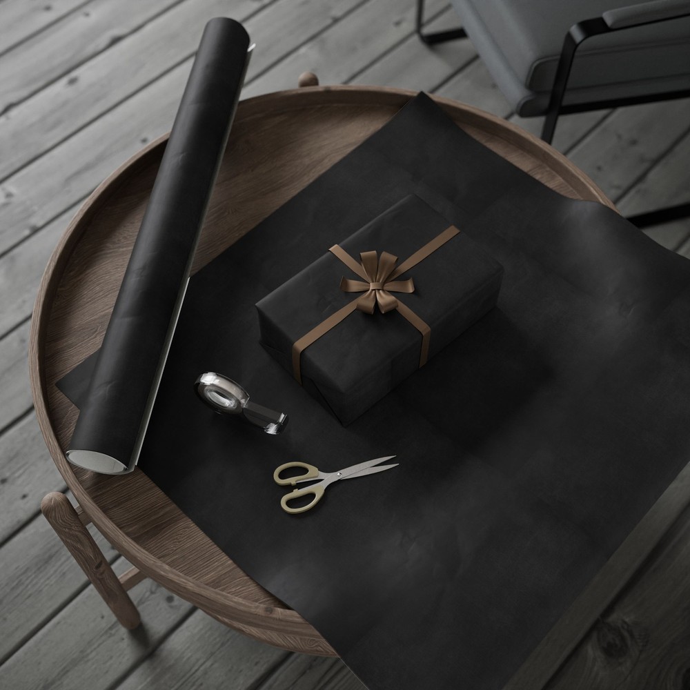 Black Wrapping Papers