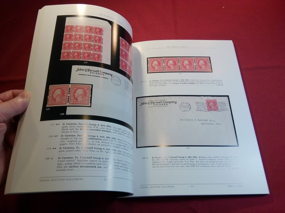 2022 Siegel - Getlan Part 1 US Vending & Affixing Machine Perforations stamps