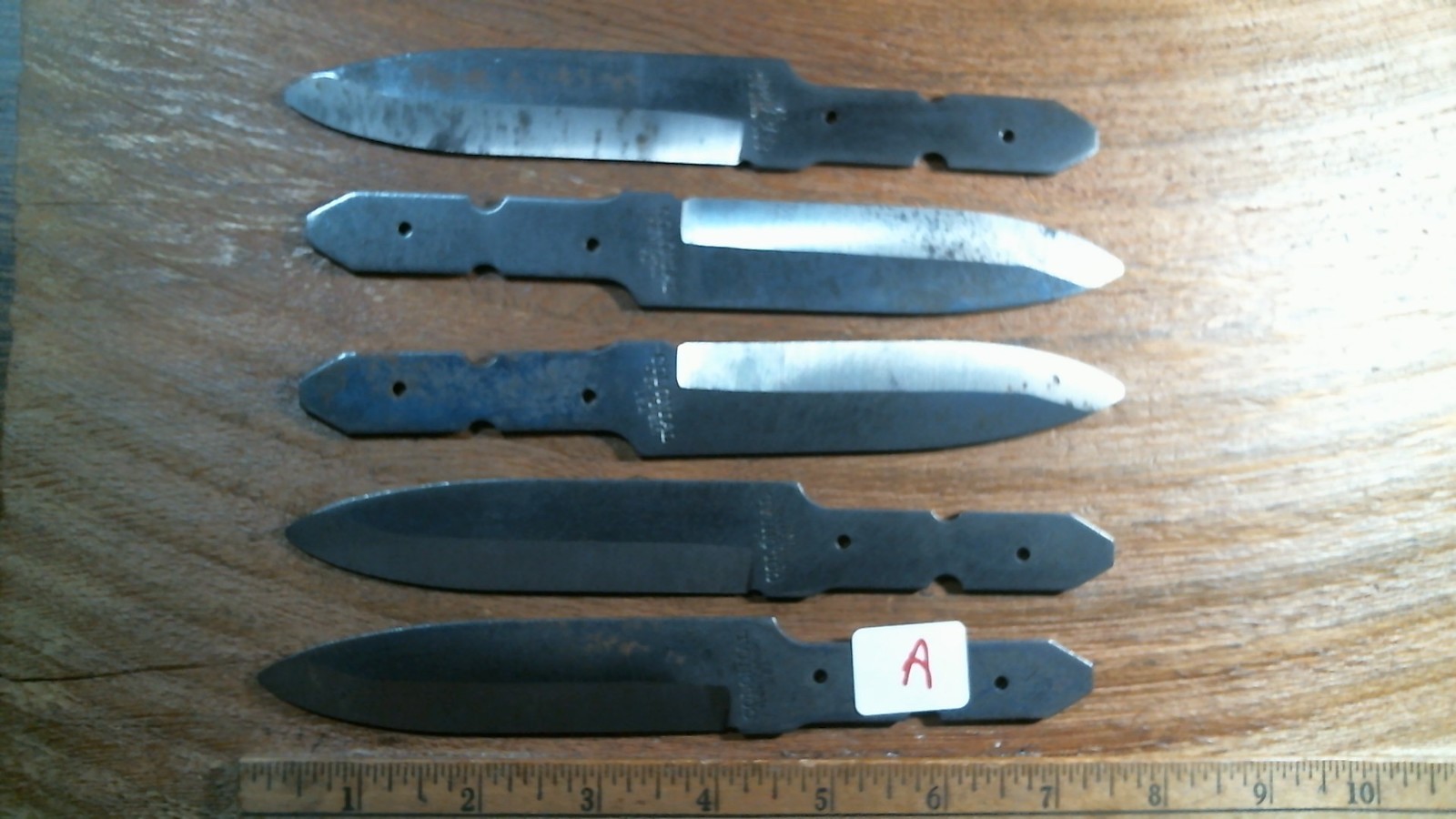 A 5 High Carbon Steel Boot Dagger Knife Blade Blanks  Colonial Knife USA 71/2 OA