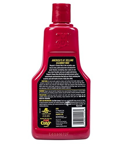 Meguiar's A1216 Cleaner Wax – 16 Oz Bottle