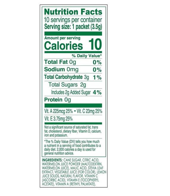 TRUE LEMON KIDS Wild Watermelon (10 Packets)