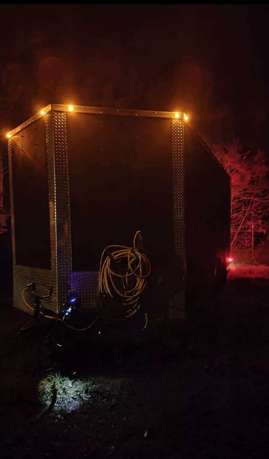 7RV/4&5 Flat Trailer Light Tester Box Powered By DeWalt 20V Drill Battery