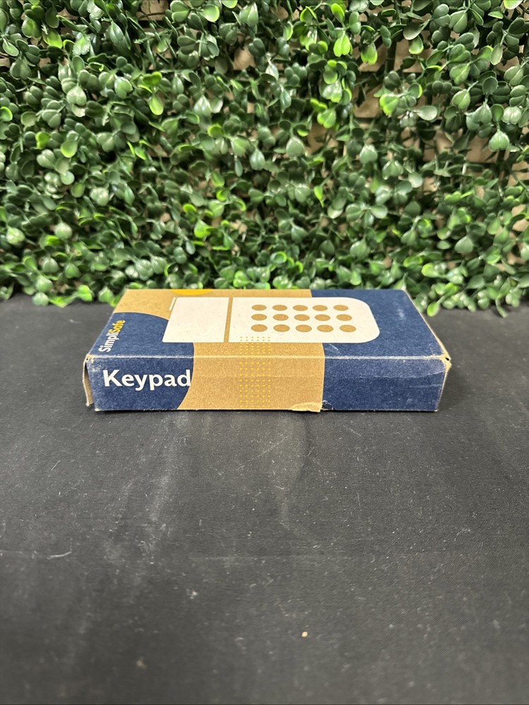 SimpliSafe Keypad White Wireless Touch-to-Wake Home Security SSKP3