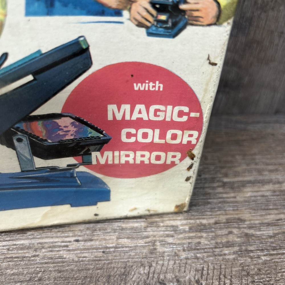 Gilbert Rainbow Microscope W/ Magic Color Mirror Real 75 Power Microscope