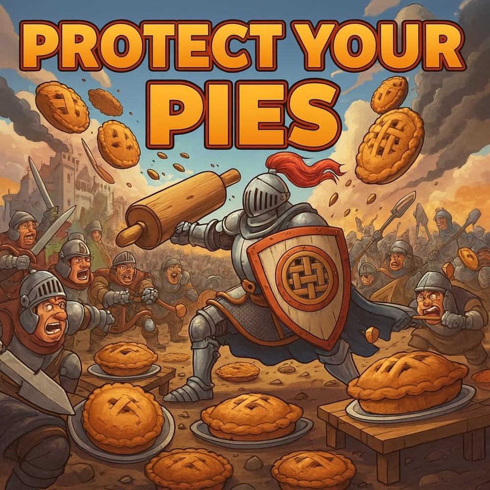 BakeBarn Pie Shield, 2 Pack Crust Protector, 100% Adjustable, Red