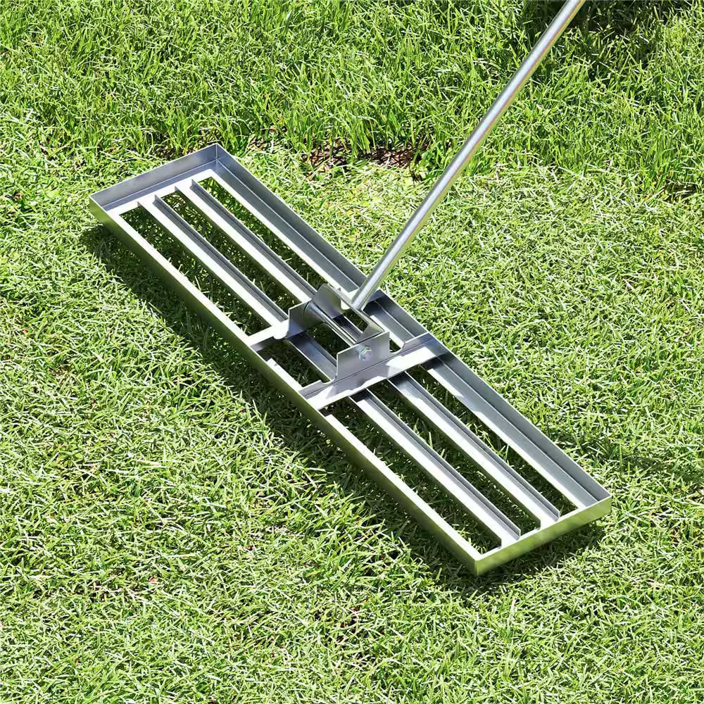Lawn Leveling Rake 67 In. X 42 In. X 10 In. Heavy Duty Level Lawn Tool for Garde