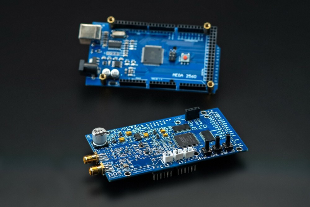 DIY KIT DDS AD9910 Arduino Shield RF Signal Generator NO ARDUINO Low noise spurs