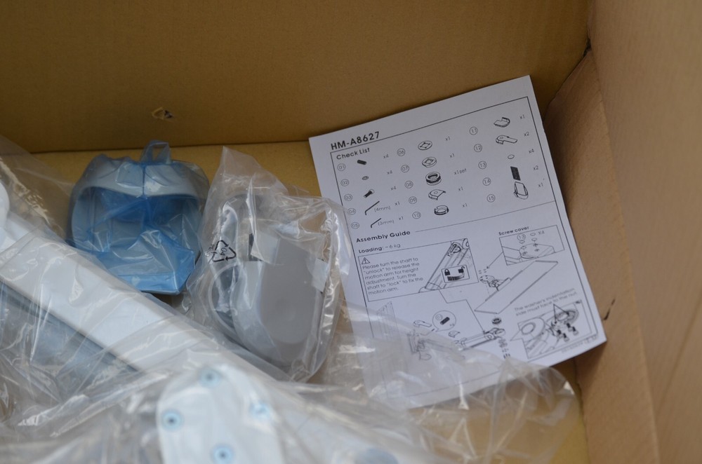 Wall Mounted Gas-Spring Assisted Articulating Arm (HM-8627)