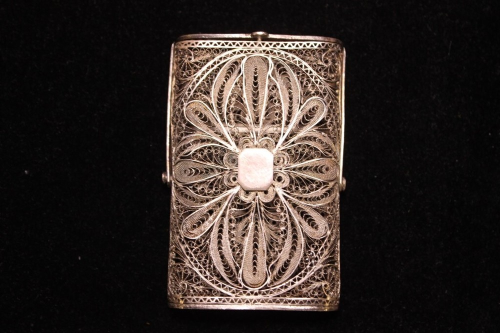 European Filigree Silver Case