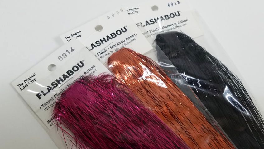 FLASHABOU FLASH "The Original" Fly & Jig Tying Flash Material By Hedron Inc.