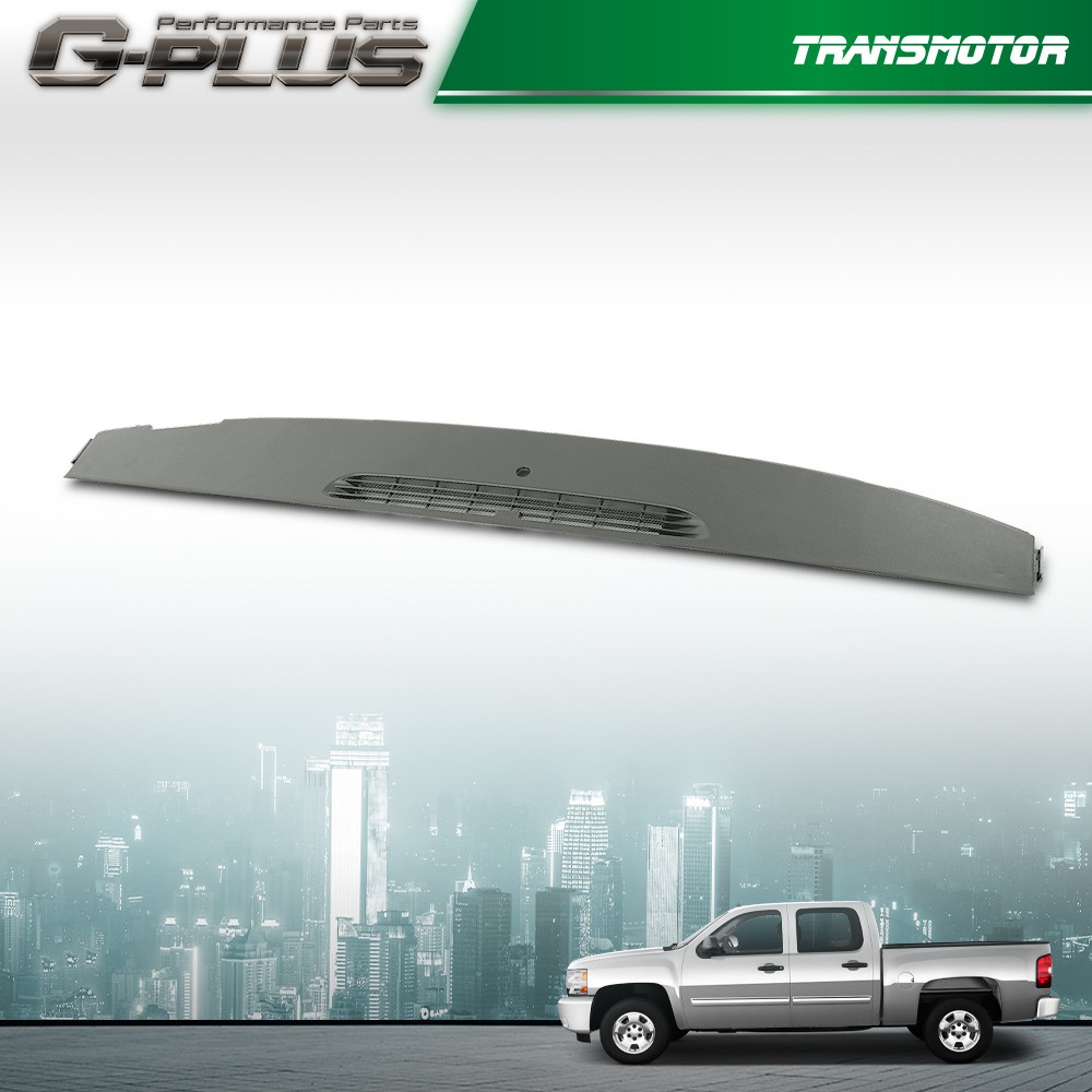 Instrument Upper Dash Trim Panel Fit For 07-13 Chevy GMC Replace 23224733 Gray