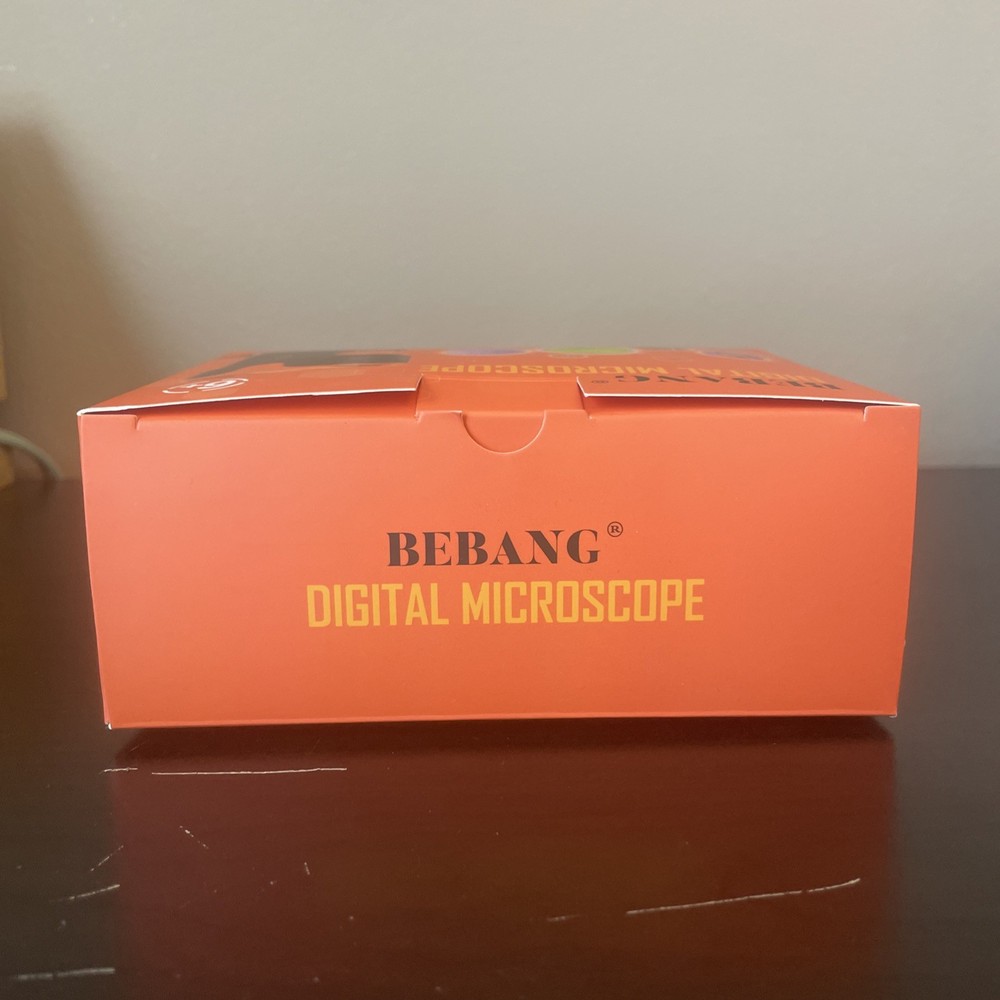 1000X Handheld Microscope w/Rechargeable Pocket Digital Microscopes w/Slides Kit