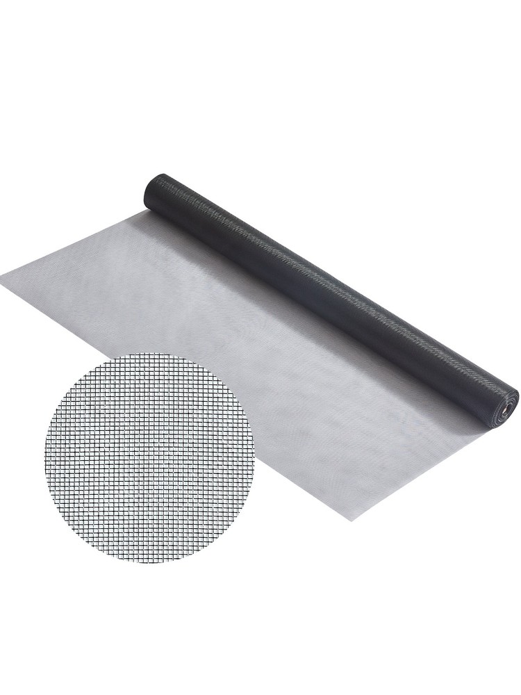 VEVOR Window Screen Replacement 100 ft × 48 in Window Screen Mesh DIY Adjustable