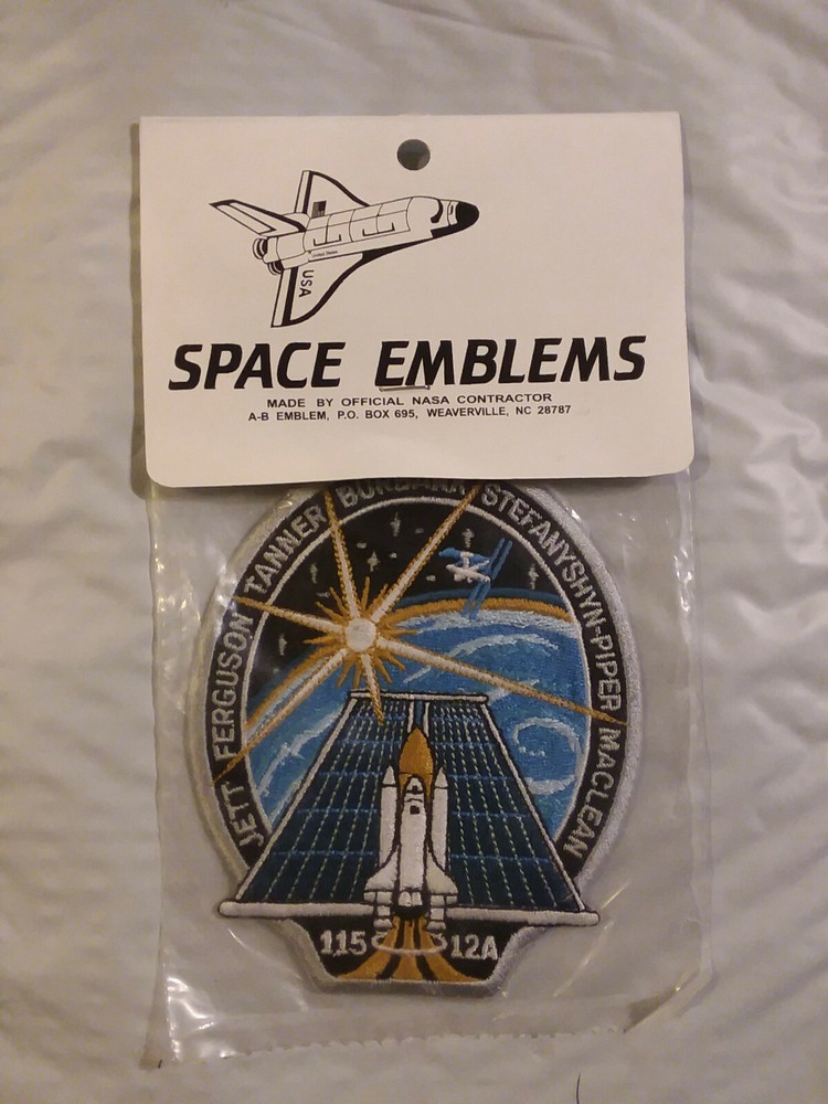 New NASA Space Emblem Patch Rocket Shuttle 115 12A