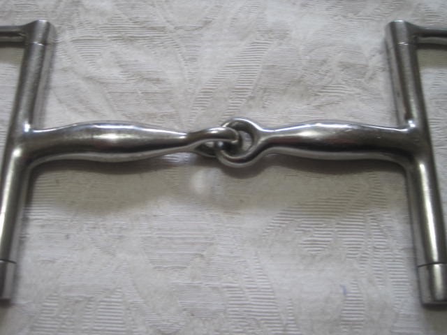 Dee Ring Jointed Snaffle 4 3/4'' Stainless Steel