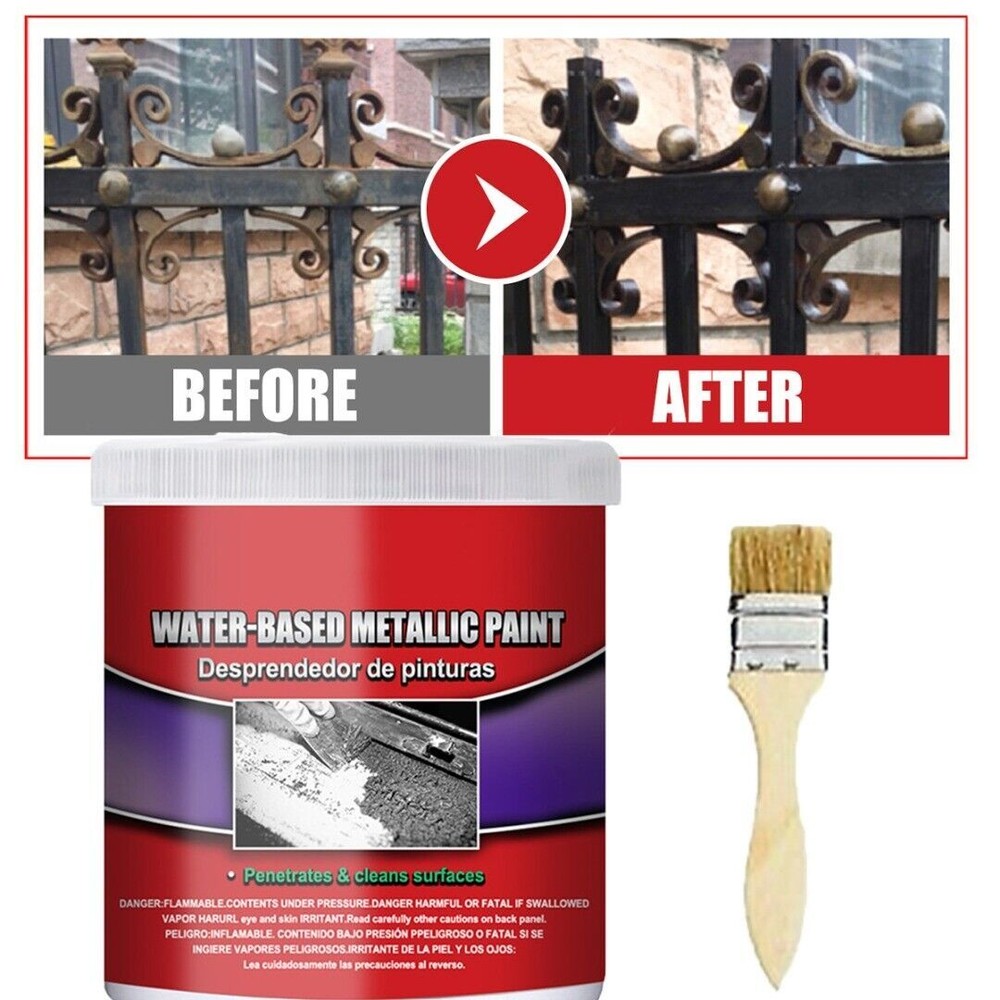 100ML Metal Rust Remover Water-based Metallic Paint Rust Conversion Agent USA