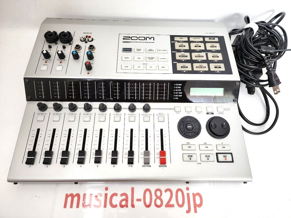 Zoom HD8 Analog MTR Hard Disc Recording