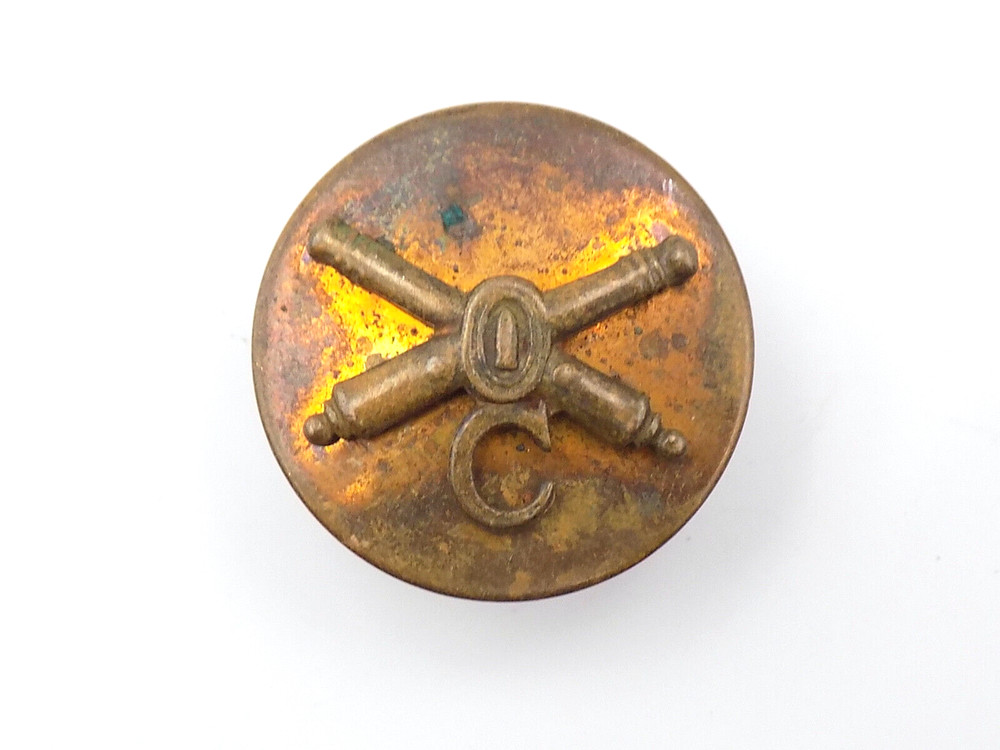 Original Pre-WWII US Army Coastal Artillery Battery C Type II Collar Disc