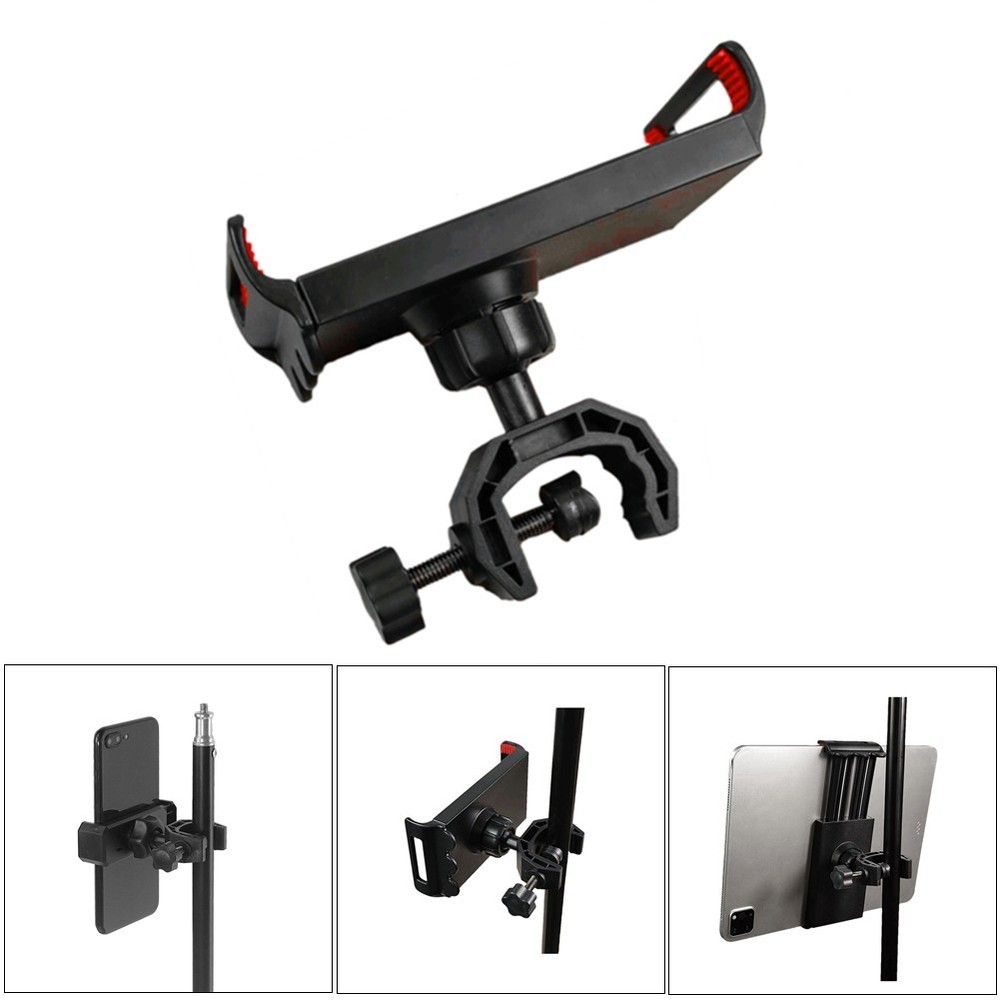Adjustable Microphone Stand Mount Holders For Cellphone And Tablet Clip
