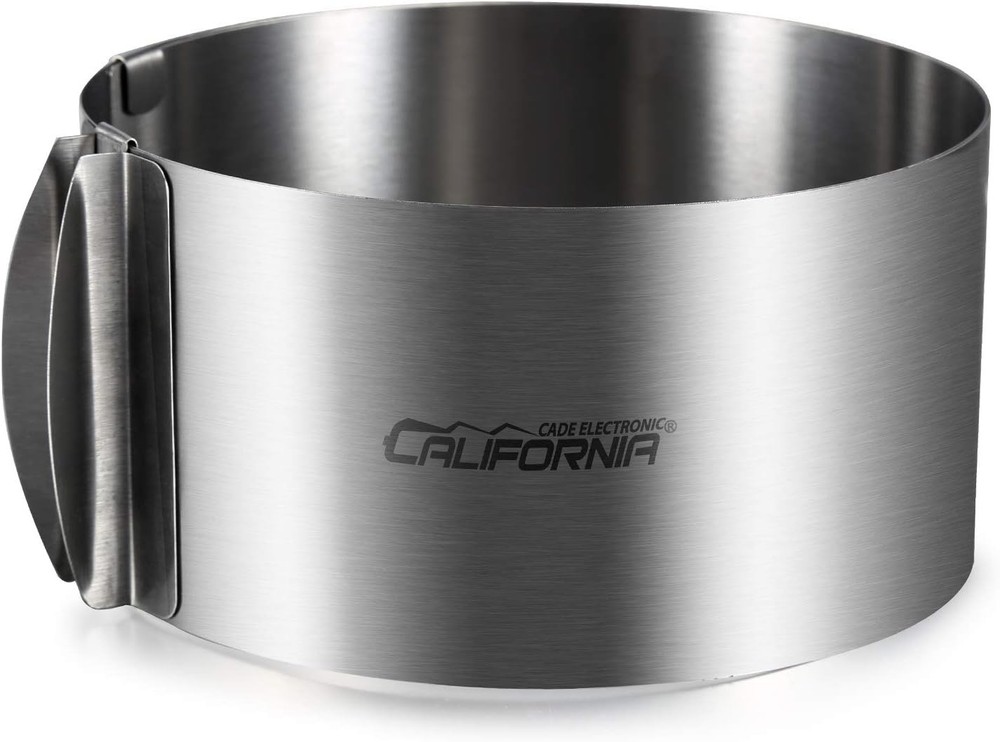 CADE EIC Cake -Cake Ring-Adjustable Round Stainl