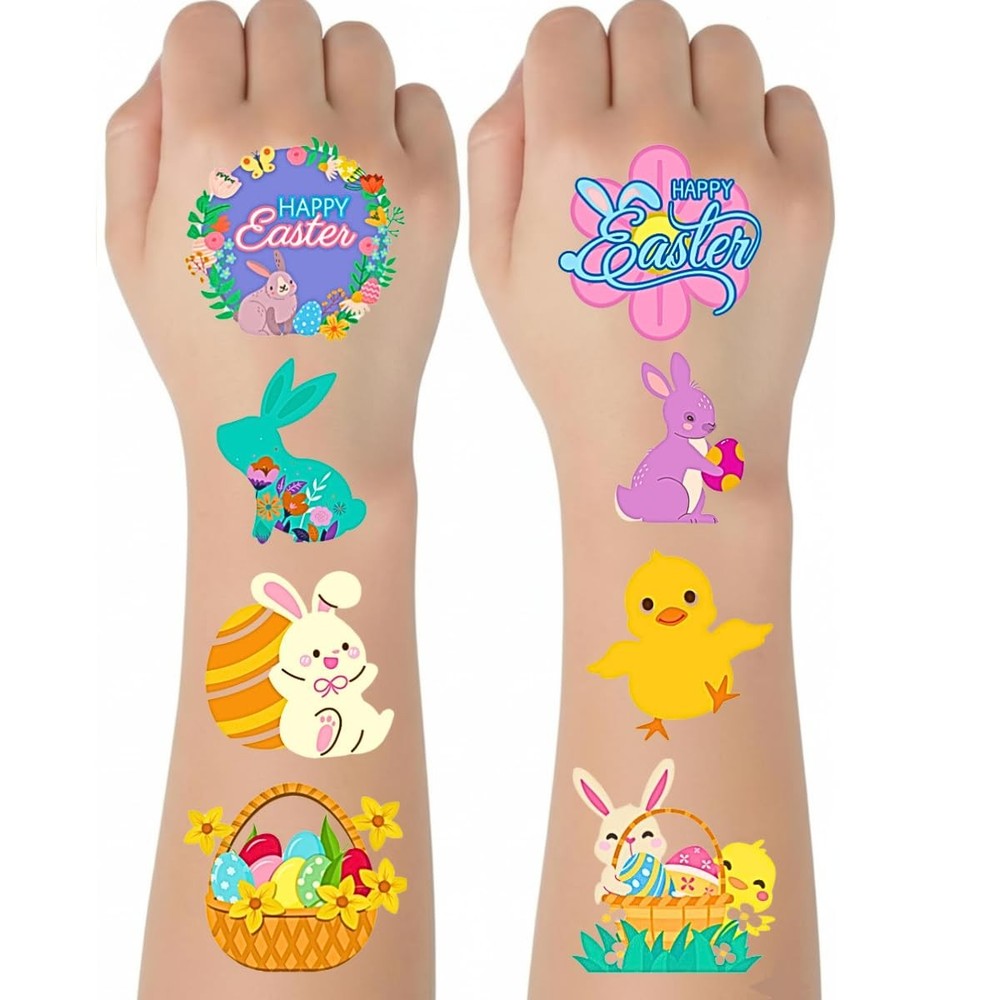 ArtCreativity 240 Pcs Easter Individual Temporary 240 Pieces, 240 Pack
