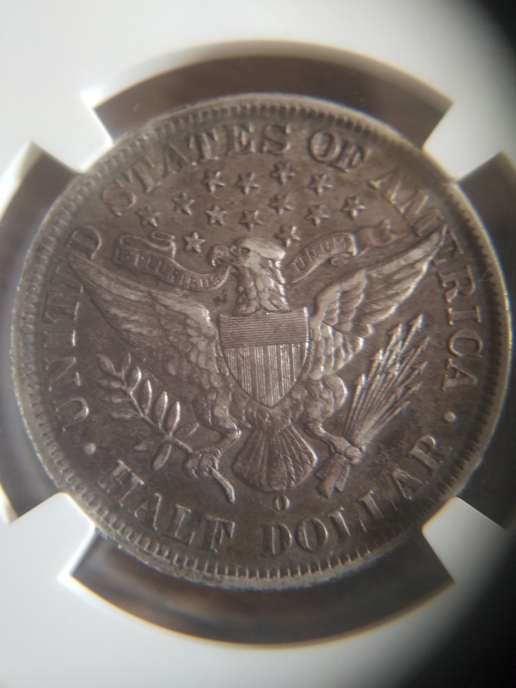 1908O Barber Half Dollar - NGC XF45