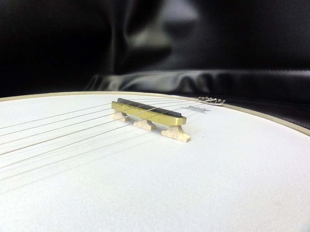 Lacquered Brass Banjo Mute - Efficient Silencer for 4, 5 & 6-String Instruments