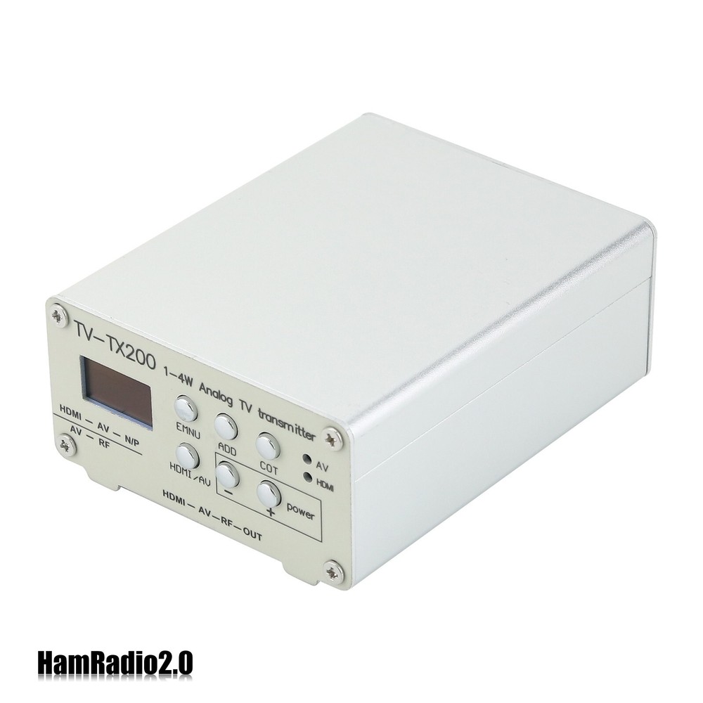 TV-TX200 VHF/UHF Analog TV Transmitter HD/AV Input Analog Signal Transmitter USA