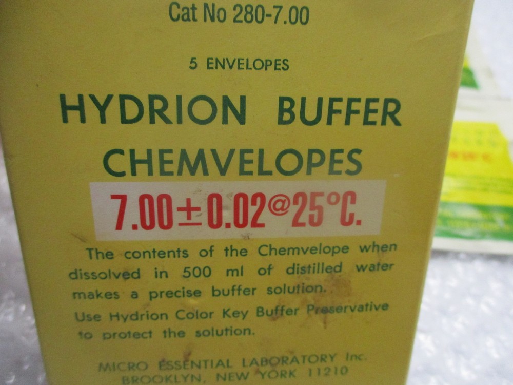 MICRO ESSENTIAL LABORATORY 280-7.00 HYDRION BUFFER CHEMVELOPES KIT NSMP