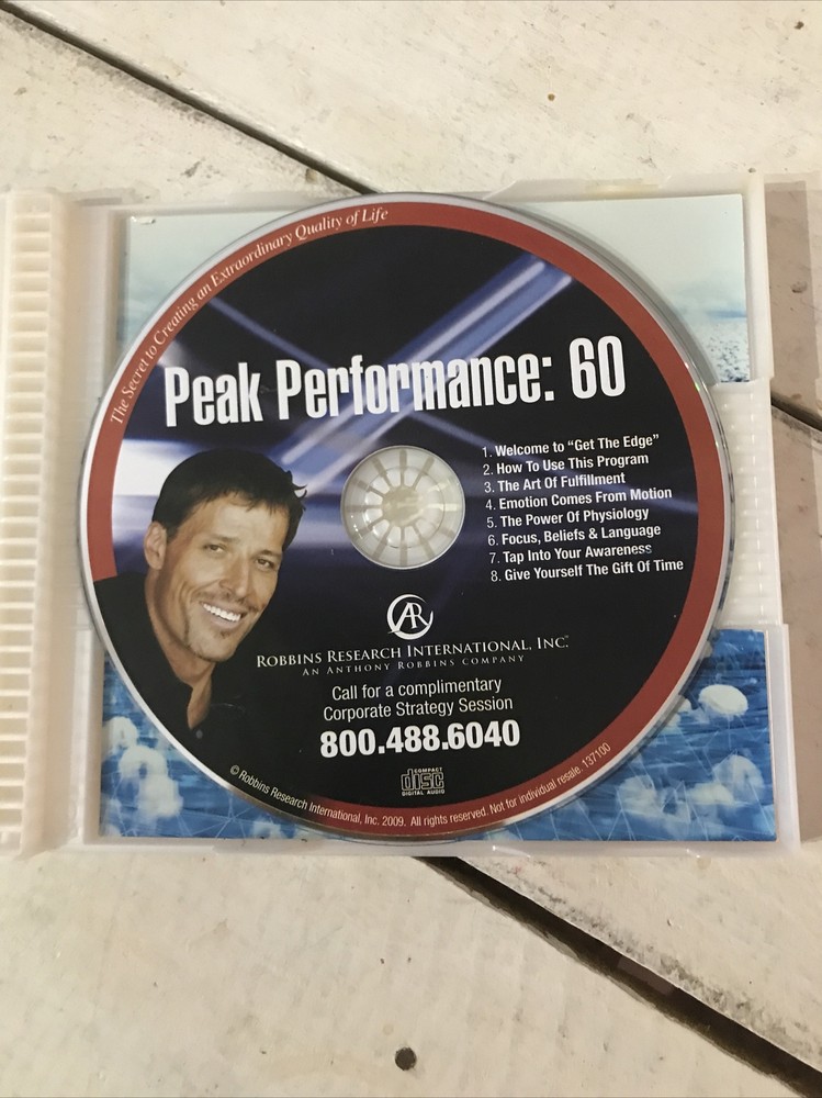 Anthony Robbins peak performance: 60 CD.