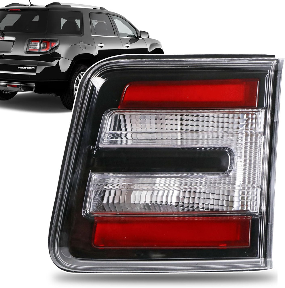 Tail Lights Compatible with 2013-2016 GMC Acadia Inner Decklid Rear Light Tailli