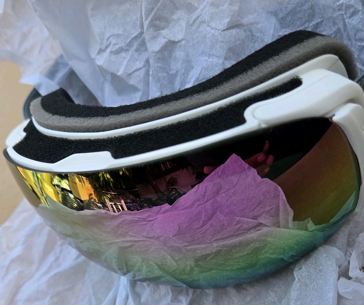 Wildhorn ROCA SNOW GOGGLE/SKI AND SNOWBOARD GOGGLES ROCA-ARTIC WHITE-SAPPHIRE-JR