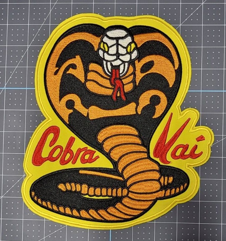 Cobra Kai Uniform Patch Set (2) Karate Kid Jacket & Chest Logo