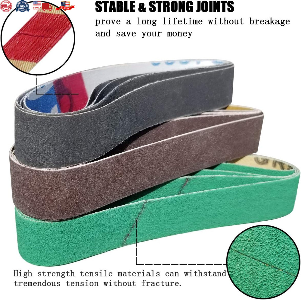 24-Piece Replacement Knife Sharpener Belts for Work Sharp Ken Onion Edition New