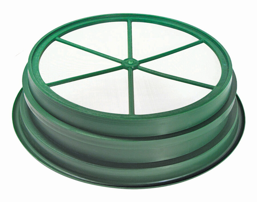 CLASSIFIER SIFTING PAN | 1/100" | STAINLESS STEEL SCREEN EARTH SIFTER STACKABLE