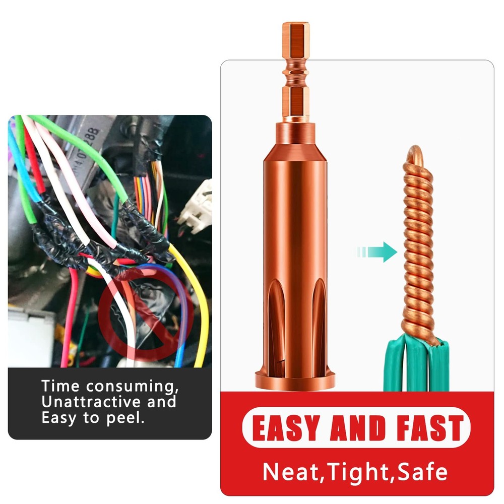 Universal Wire Twisting Tool Cable Stripper and Twister Brown