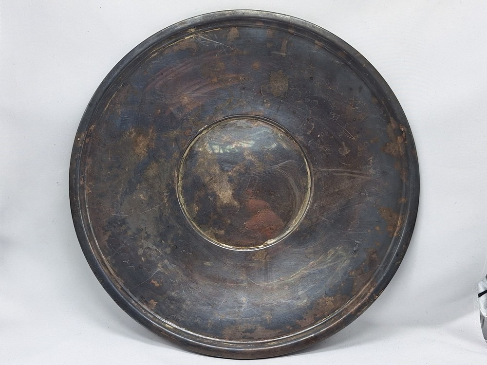 Vintage Reed & Barton Silverplate Hollowware Round Tray 10.5" #1207