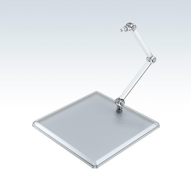 Elegant 3-Piece Translucent Display Stand Set for Figures & Models - Adjustable