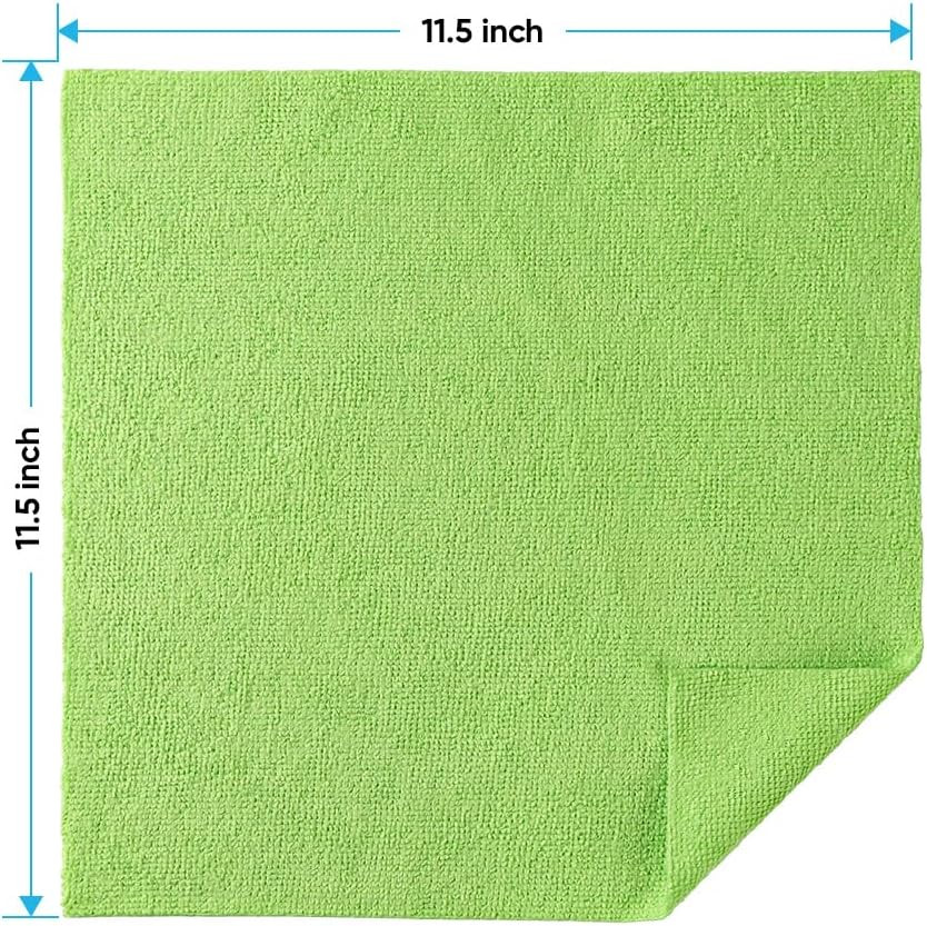 Microfiber Cleaning Cloths 100 Pack, Highly Absorbent Microfiber Towels, Lint &