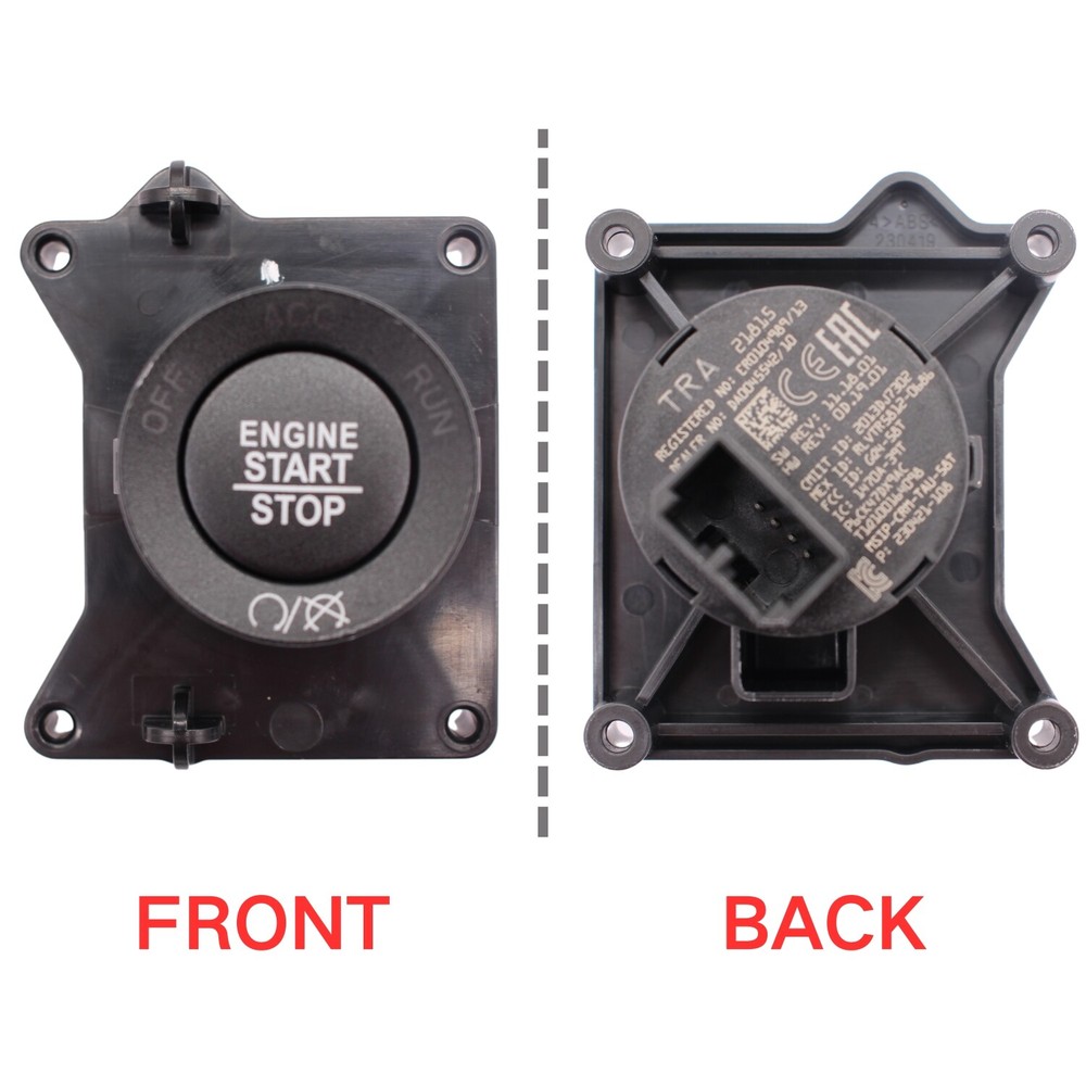 Ignition Push Start Button Switch for Jeep Cherokee 2014-2018 6CK47DX9AB